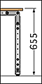 高さ:655